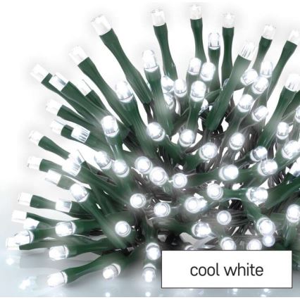 LED utomhus julkedja  80xLED/13m IP44 kall vit