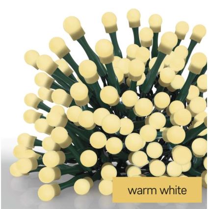 LED utomhus julkedja  80xLED/13m IP44 varm vit 