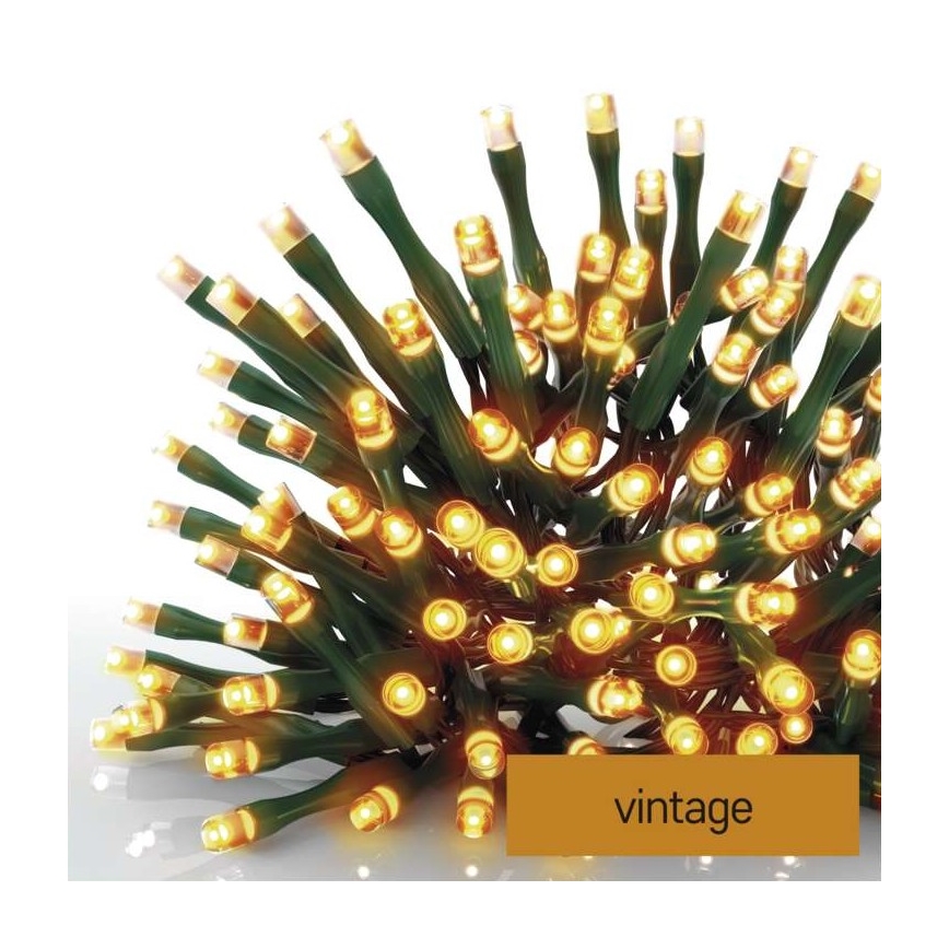LED utomhus julkedja  80xLED/13m IP44 vintage