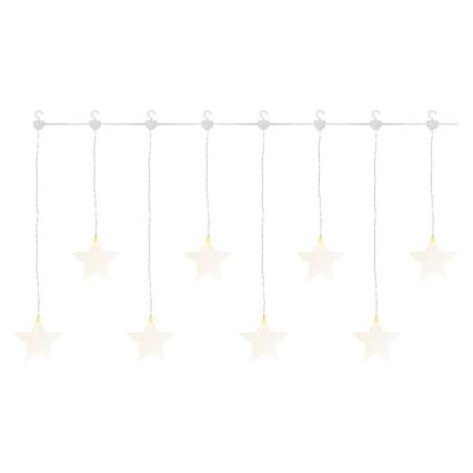 LED utomhus julkedja  8xLED/5,84m IP44 stjärna