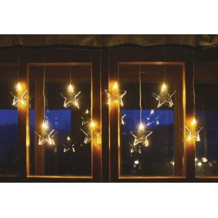 LED utomhus julkedja  8xLED/5,84m IP44 stjärna