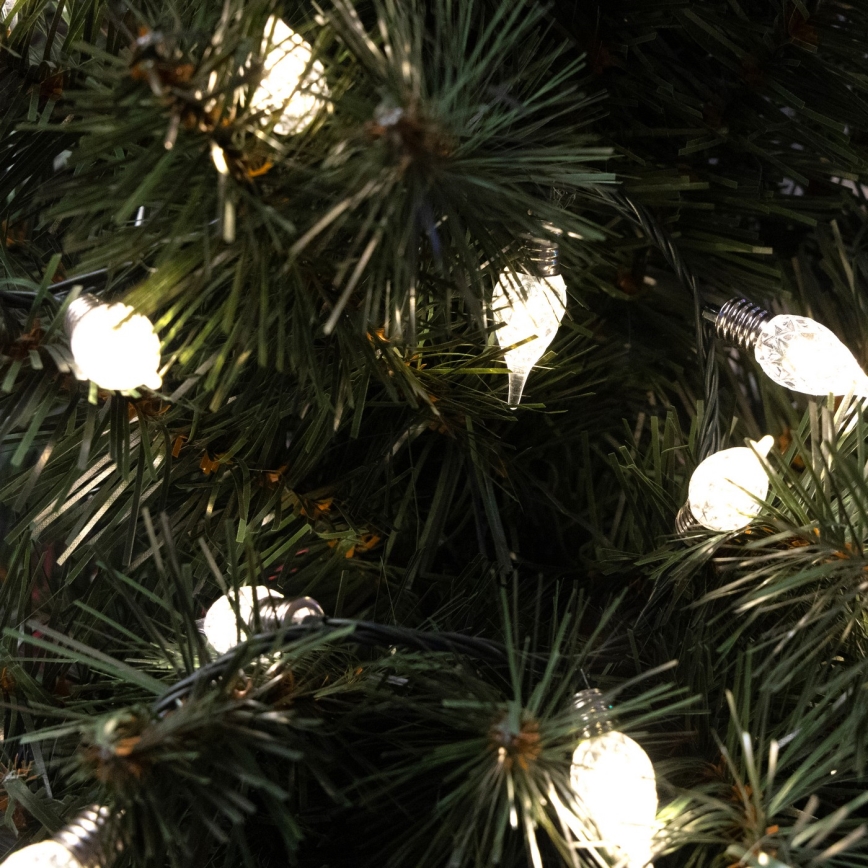 LED utomhus julljusslinga LINE 200xLED 12,75 m IP44 varmvit