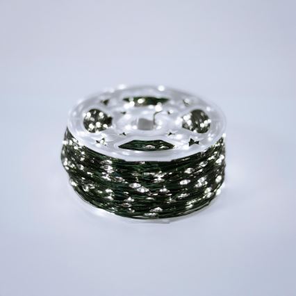 LED utomhus julslinga 1500xLED/230V 8 funktioner 153 m IP44 kallvit + fjärrkontroll