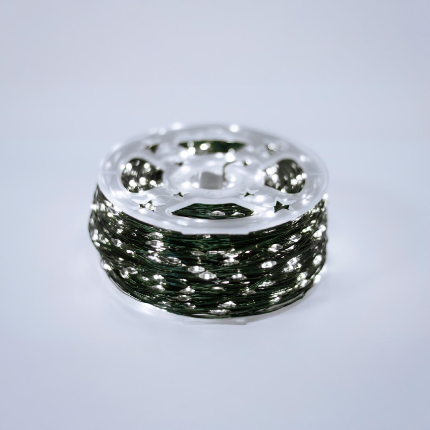 LED utomhus julslinga 1500xLED/230V 8 funktioner 153 m IP44 kallvit + fjärrkontroll