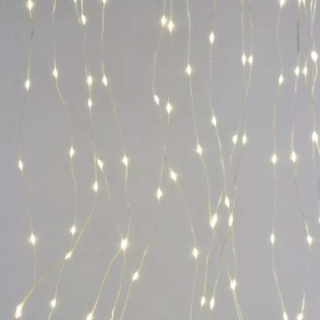 LED Utomhus julslinga 180xLED/8 funktioner 6,7 m IP44 varm vit