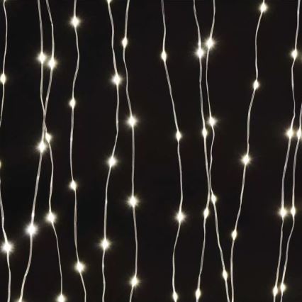 LED Utomhus julslinga 180xLED/8 funktioner 6,7 m IP44 varm vit