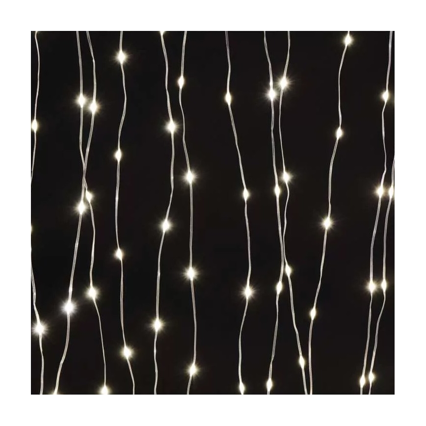 LED Utomhus julslinga 180xLED/8 funktioner 6,7 m IP44 varm vit