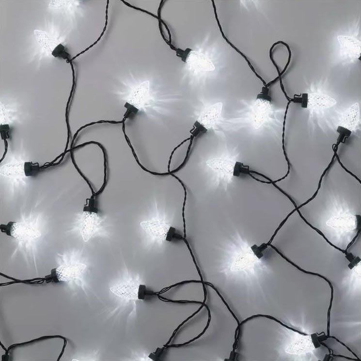 LED Utomhus julslinga 50xLED/8 funktioner 14,8 m IP44 kall vit