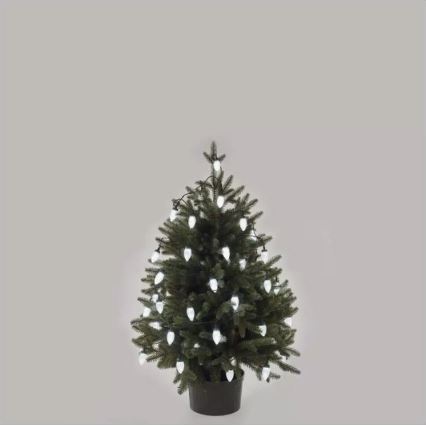 LED Utomhus julslinga 50xLED/8 funktioner 14,8 m IP44 kall vit