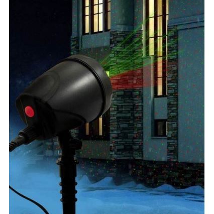 LED Utomhus laserprojektor LED/5W/230V IP44