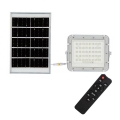 LED Utomhus ljusreglerad solcell reflektor LED/10W/3,2V IP65 4000K vit + fjärrkontroll
