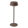 LED Utomhus ljusreglerad touch rechargeable bordslampa LED/2W/5V 4400 mAh IP54 brun