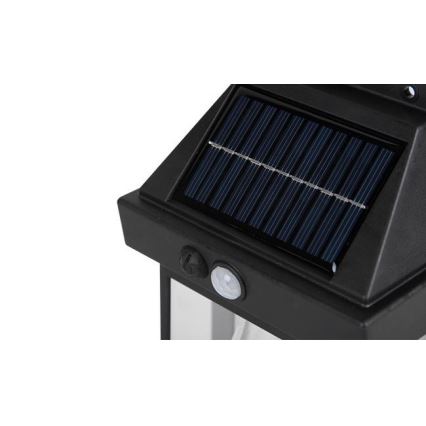 LED Utomhus solcell vägglampa med sensor LED/1W/230V 1200mAh IP65