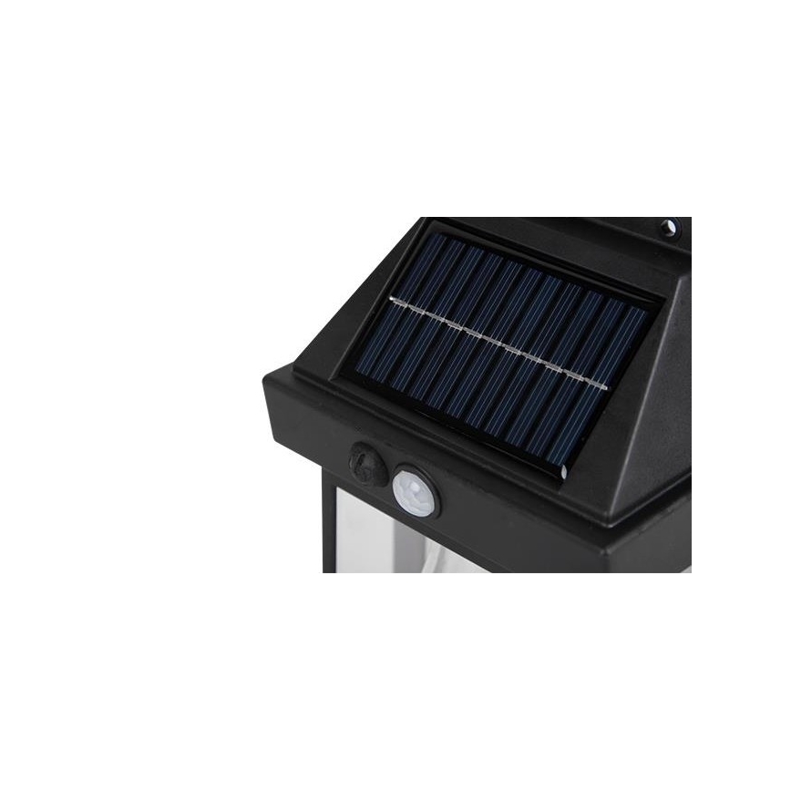 LED Utomhus solcell vägglampa med sensor LED/1W/230V 1200mAh IP65