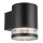 LED Utomhus solcell vägglampa med sensor LED/1W/3,7V 3000K IP54 svart