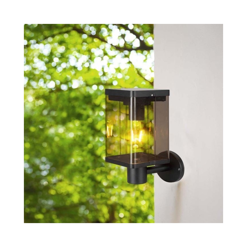 LED Utomhus solcell vägglampa med sensor LED/2,5W/3,7V 3000K IP54