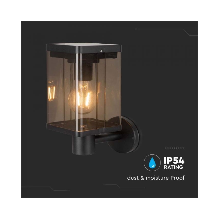 LED Utomhus solcell vägglampa med sensor LED/2,5W/3,7V 3000K IP54
