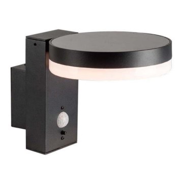 LED Utomhus solcell vägglampa med sensor LED/5,5W/3,7V 3000K IP54