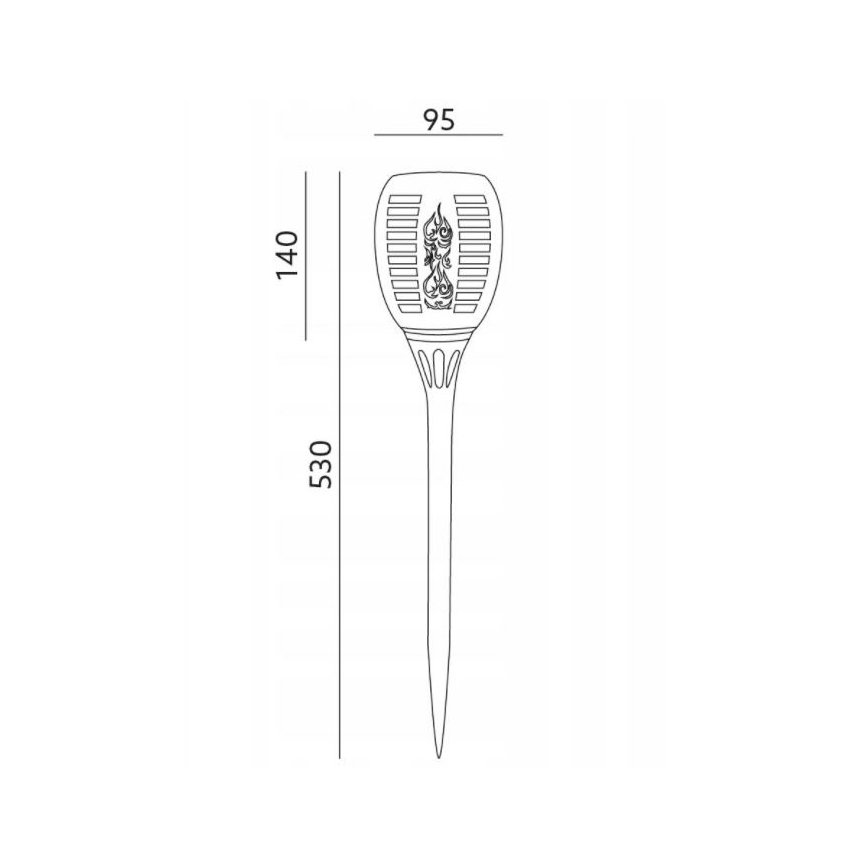 LED Utomhus sollampa SPARKLE LED/0,12W/1,2V IP44