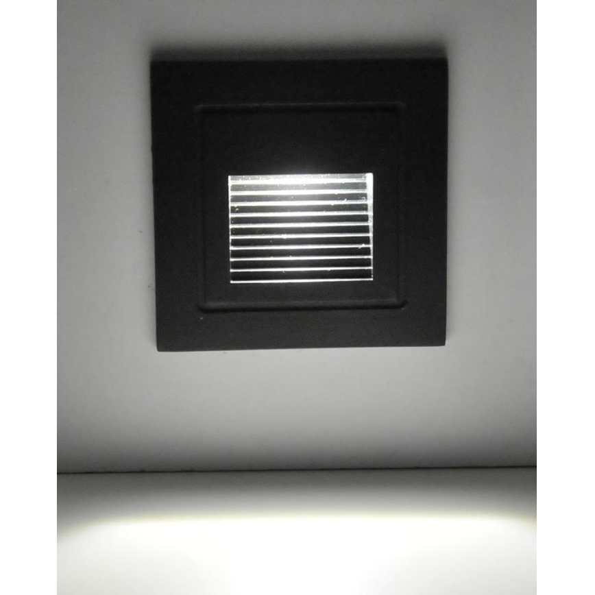 LED Utomhus Trappljus Q6 LED/3W/230V IP44