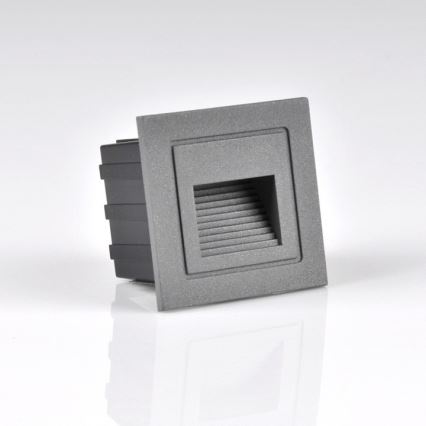 LED Utomhus Trappljus Q6 LED/3W/230V IP44