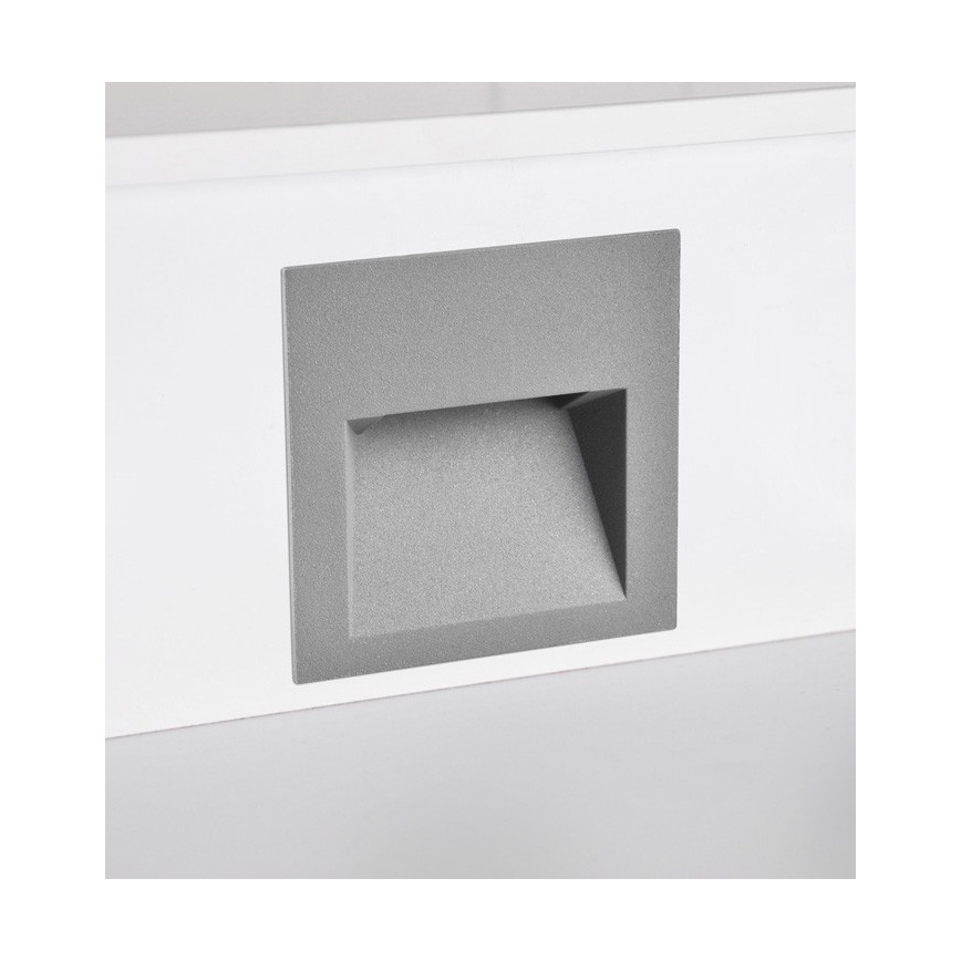 LED Utomhus Trappljus Q7 LED/3W/230V IP44