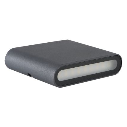 LED Utomhus Väggbelysning GARTO LED/8W/230V grafit