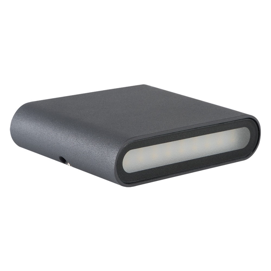 LED Utomhus Väggbelysning GARTO LED/8W/230V grafit