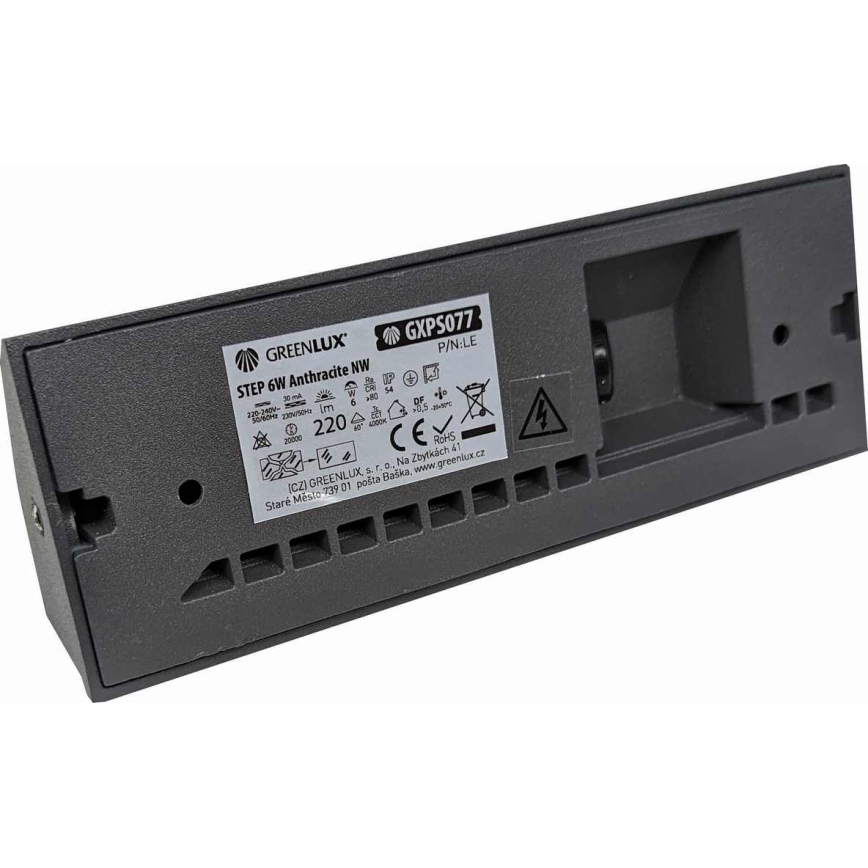 LED Utomhus Väggbelysning LED/6W/230V IP54