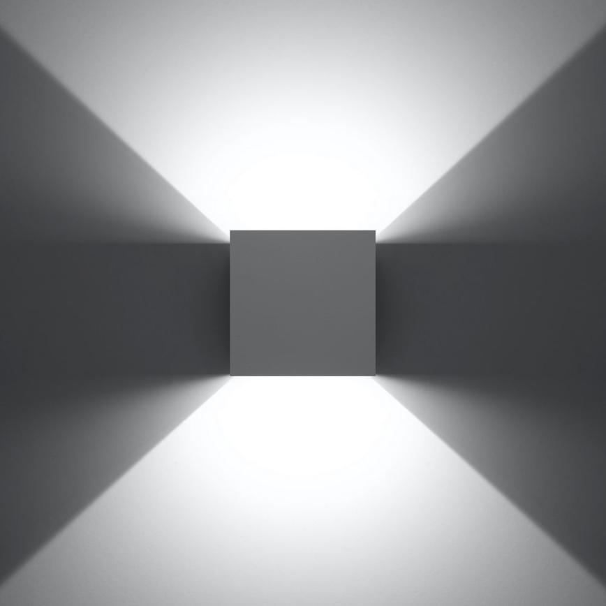 LED Utomhus Väggbelysning LUCA LED/6W/230V IP54