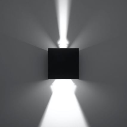 LED Utomhus Väggbelysning LUCA LED/6W/230V IP54
