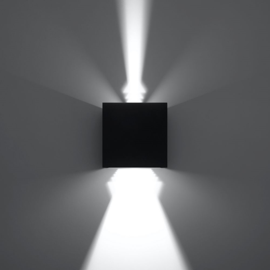 LED Utomhus Väggbelysning LUCA LED/6W/230V IP54