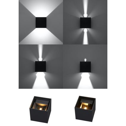LED Utomhus Väggbelysning LUCA LED/6W/230V IP54