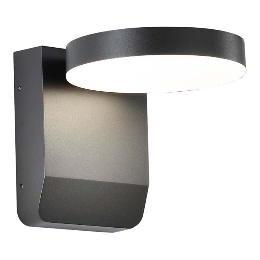 LED Utomhus vägglampa flexibel LED/17W/230V IP65 3000K svart