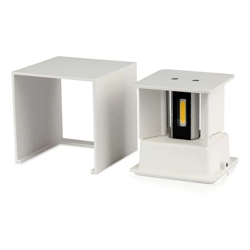 LED Utomhus Vägglampa LED/11W/230V 4000K IP65 vit