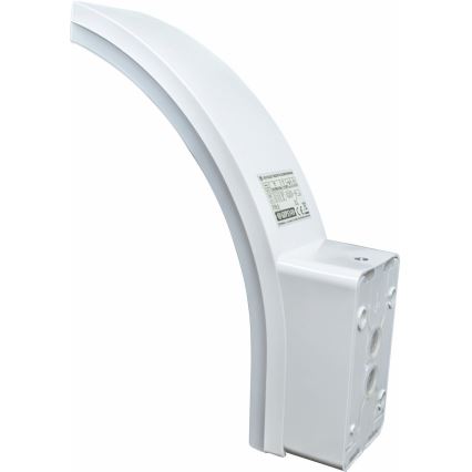 LED Dimbar utomhus vägglampa med rörelse- och skymningssensor LED/12/15/20W/230V IP65 vit