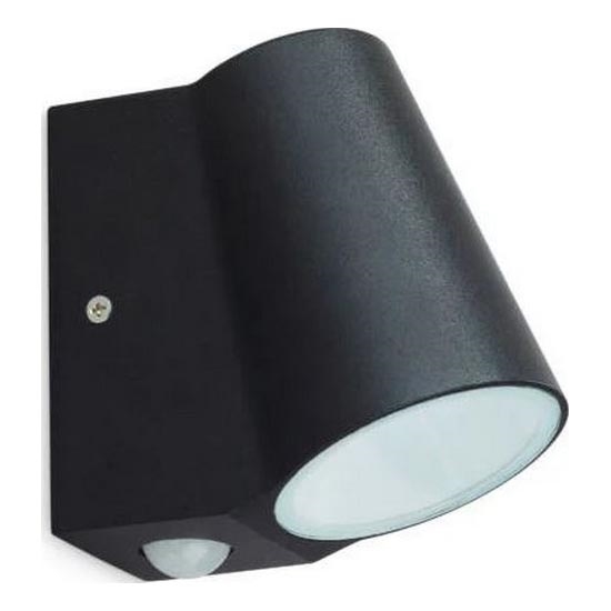 LED Utomhus vägglampa med sensor BUNOL LED/6W/230V IP44 svart