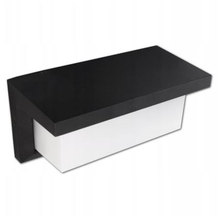 LED Utomhus vägglampa med sensor LED/12W/230V IP54 svart