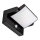 LED Utomhus vägglampa med sensor LED/17W/230V 3000K IP65 svart