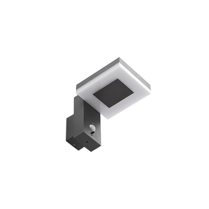 LED Utomhus väggsolcellslampa med sensor LED/5,5W/3,7V 3000K IP54
