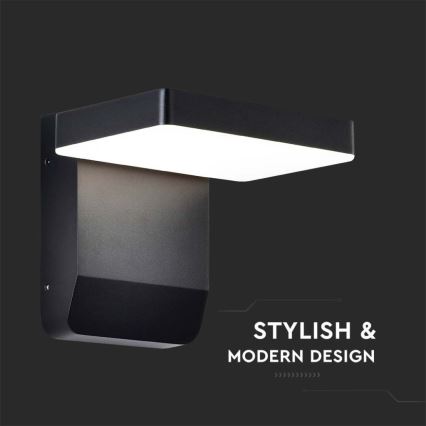 LED Utomhus wall flexible belysning LED/17W/230V IP65 3000K svart
