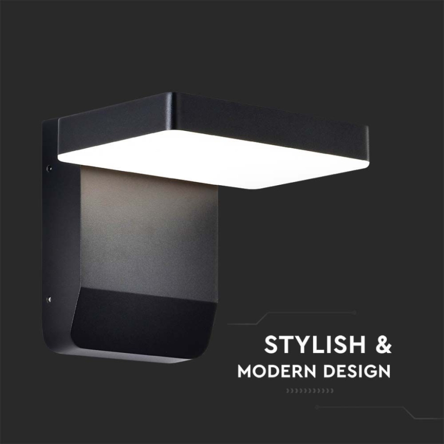 LED Utomhus wall flexible belysning LED/17W/230V IP65 3000K svart