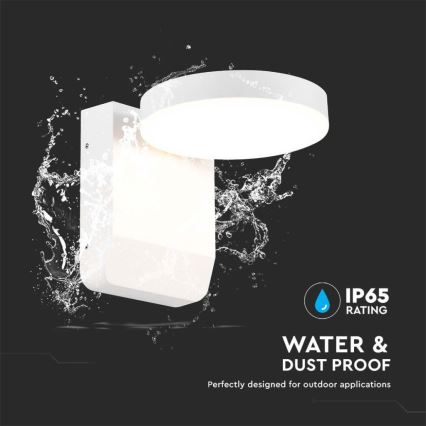 LED Utomhus wall flexible belysning LED/17W/230V IP65 3000K vit