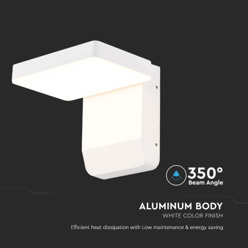 LED Utomhus wall flexible belysning LED/17W/230V IP65 4000K vit
