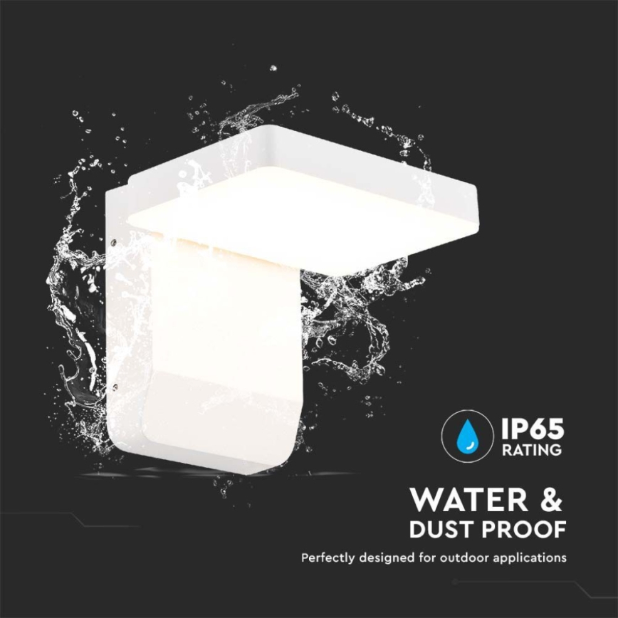 LED Utomhus wall flexible belysning LED/17W/230V IP65 4000K vit