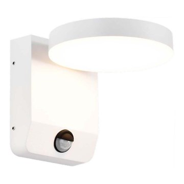 LED Utomhus wall flexible belysning med sensor LED/17W/230V IP65 3000K vit