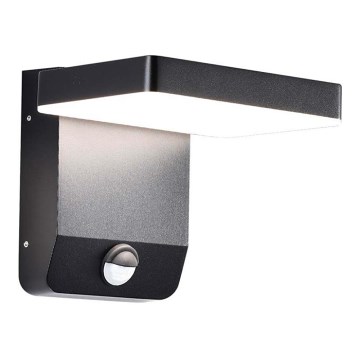 LED Utomhus wall flexible belysning med sensor LED/17W/230V IP65 4000K svart
