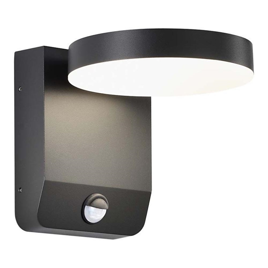 LED Utomhus wall flexible belysning med sensor LED/17W/230V IP65 4000K svart