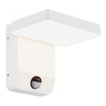 LED Utomhus wall flexible belysning med sensor LED/17W/230V IP65 4000K vit