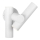 LED Utomhus wall flexible spotlight 2xLED/3W/230V 3000K IP44 vit